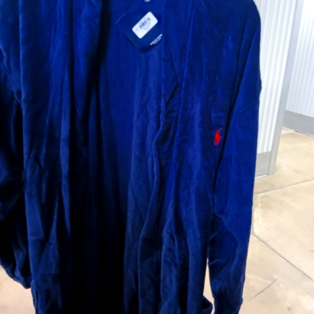 Polo by Ralph Lauren Men's Navy Blue Robe Size L/XL
